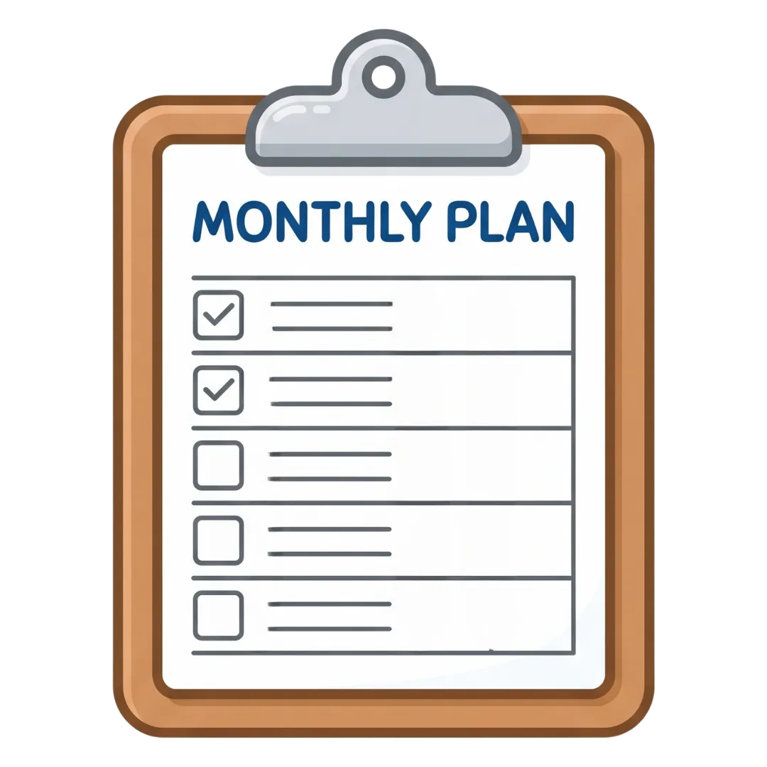Monthly Plan Updates