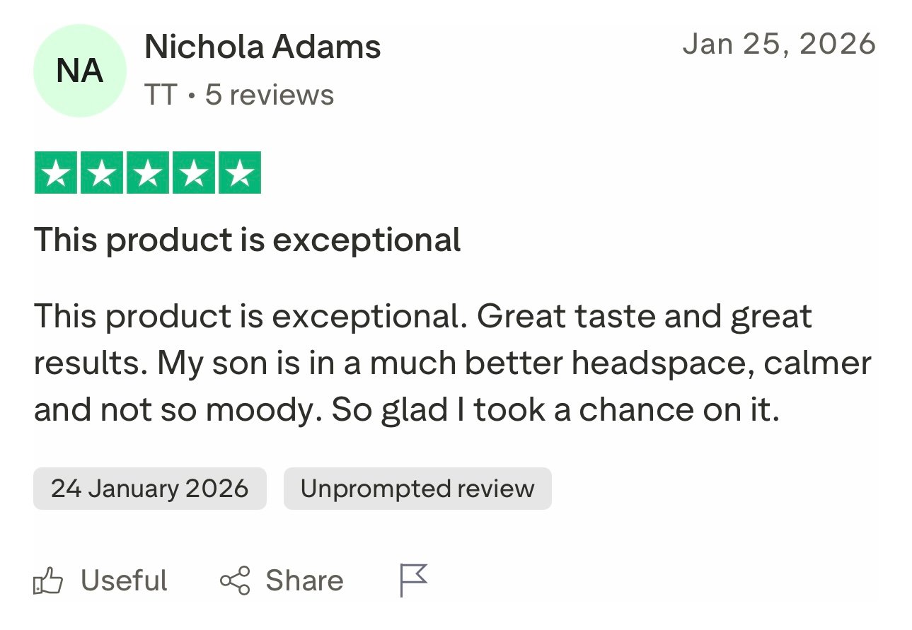 Customer review screenshot