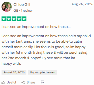 Customer review screenshot
