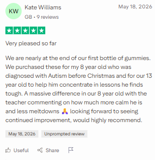 Customer review screenshot